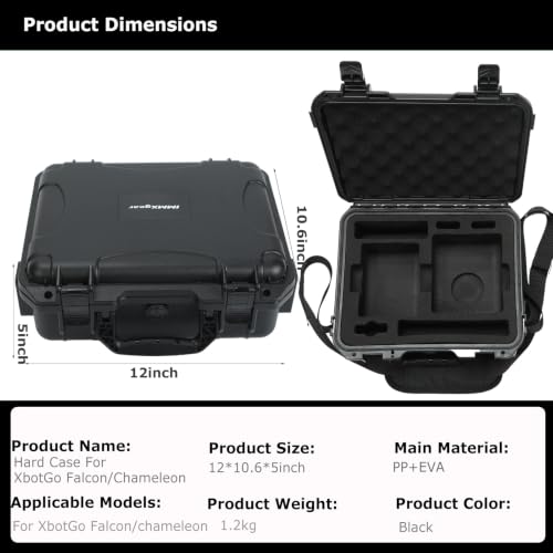 Maleta rígida impermeable para cámaras Xbotgo Falcon Chameleon miniatura 4
