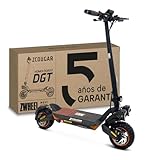 ZWHEEL ZCOUGAR | Patinete Eléctrico Adultos Homologado DGT - 600W-1200W MAX, Frenos Regeneradores AER - Ruedas 10" Offroad Todoterreno