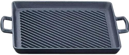 Iwachu 23014 Oil Plate Grill Black Baking Nambu Ironware