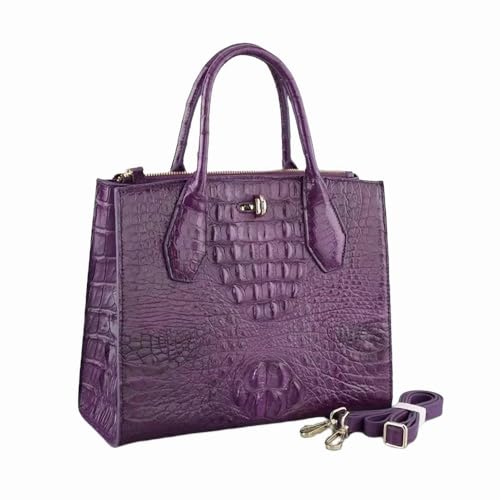 Authentic Real Alligator Leather Women's Handbag Genuine Exotic Crocodile Skin Lady Single Shoulder Bag Female Crossbody Bag