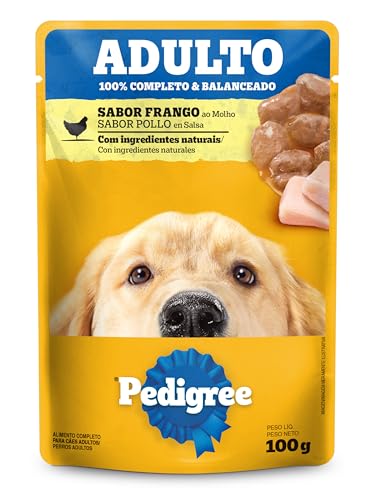 Pack Ração Úmida Pedigree Sachê Frango ao Molho para Cães Adultos de Raças Pequenas - Leve 18 Pague