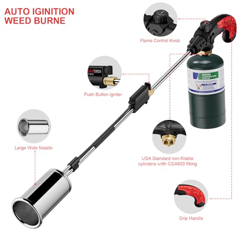 Sondiko kit de antorcha de soplado resistente con cabeza de llama grande para techos 8