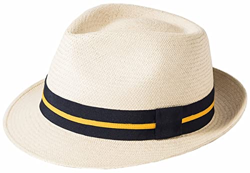 Chapeau Trilby Panama Merlot Failsworth en paille tressée haut de gamme