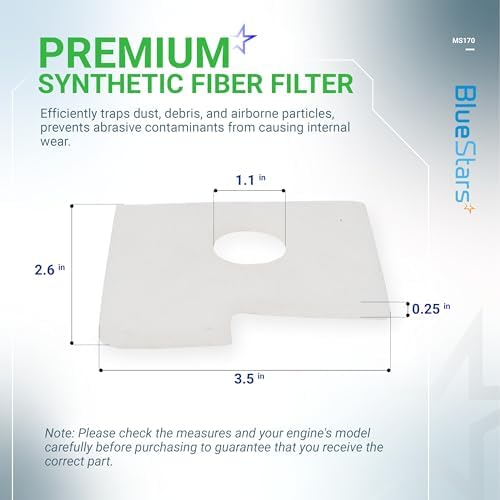 BlueStars MS170 MS180 Air Filter Tune-Up Kit - Compatible with STIHL MS 170 MS 180 017 018 Chainsaw 1130 124 0800 with Spark Plug Fuel Filter Oil Filter - 4