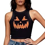 color cosplayer Women's Halloween Crop Top Sleeveless Tank Tops Lace Spiderweb Cami Shirts