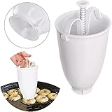 Máquina de donuts manual para hacer donas, de plástico, con resorte de compresión de acero inoxidable, para donas uniformes y profesionales