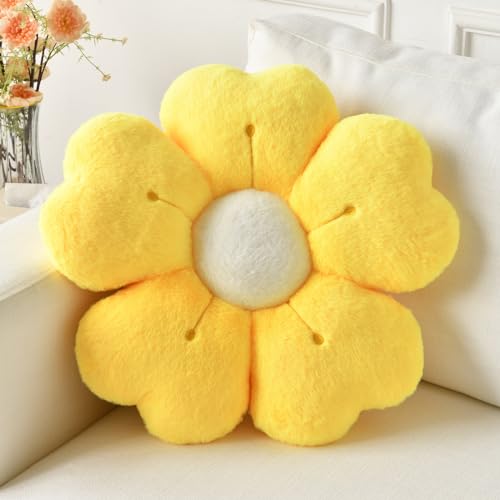 Flower Pillow, Flower Shaped Pillow Decorative Throw Pillows for ...