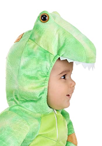 Disfraz bebé T-Rex verde 12-18 meses miniatura 3