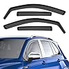 ACLONG Black Wind Deflectors, Rain Guards Window Visor Compatible with VW TIGUAN MK2 2016-2023 5 Door SUV, in-Channel Side Shatterproof Sun Visor, Window Deflectors, 4-Piece of Set