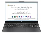 HP 15.6” Laptop | AMD Athlon Silver 7120U Processor | 8GB RAM | 128GB SSD | AMD Radeon Graphics | FHD Display | 11.25 hrs battery | Microsoft 365 Personal 12 months included | Windows 11 | 15-fc0008sa