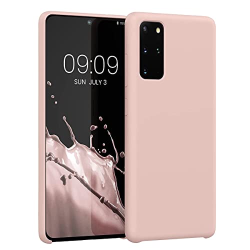 Image of LIRAMARK Liquid Silicone Soft Back Cover Case for Samsung Galaxy S20 Plus / S20 Plus 5G (Pink)
