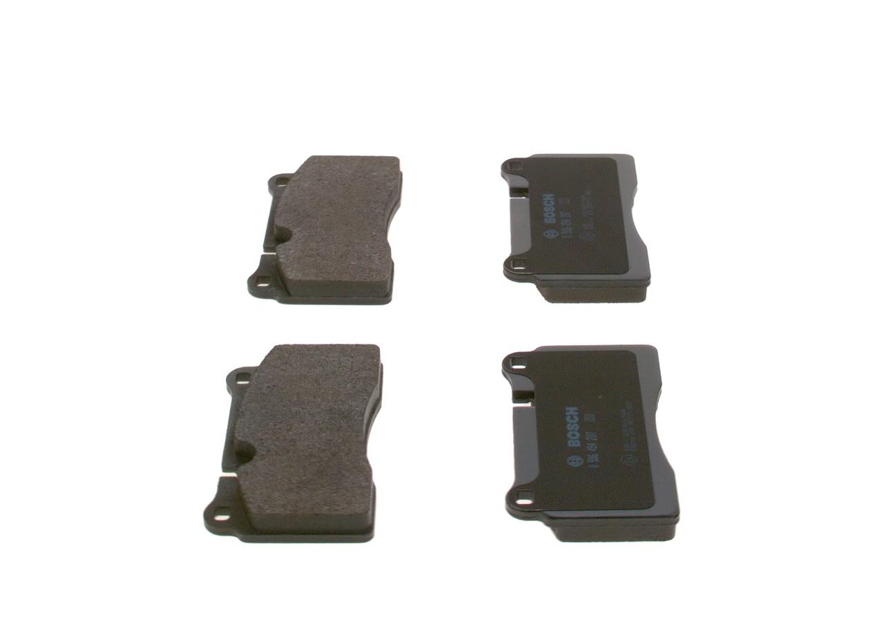 Bosch BP1143 - Pastiglie Freni Auto, Delantero - Calidad Bosch - Reducción de Ruido y Polvo - Certificación ECE-R90 - Sin Cobre - 1 Juego de 4 Pastillas
