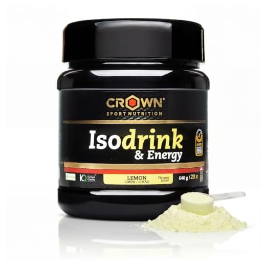 Crown Sport Nutrition Bebida Isotónica - Isotónico en polvo con carbohidratos, sales y aminoácidos. Certificación antidoping Informed Sport