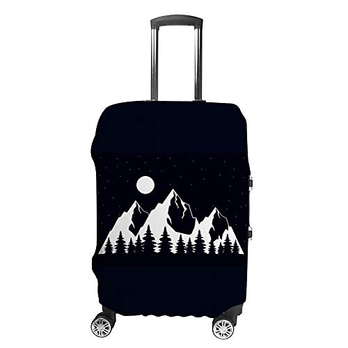 Housse de protection pour bagages Lune accessoire voyage lavable élastique taille mixte