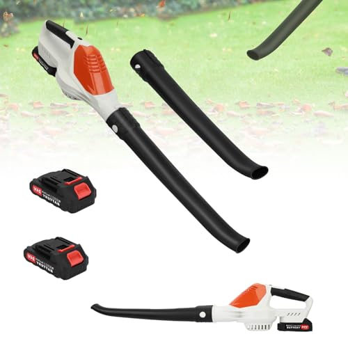 Shienfir Schnurloser Laubbläser, 24V Elektro-Laubbläser mit 2.0Ah Akku &...
