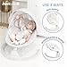Jool Baby Nova Swing for Newborns - Electric Motorized Infant Swing, Bluetooth Music, 10 Preset Melodies, Remote (Updated Model, Stone)