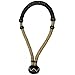 Bosal Showman 5/8 - Rawhide Core - Noir Et Bordeaux - Taille Cheval Adulte