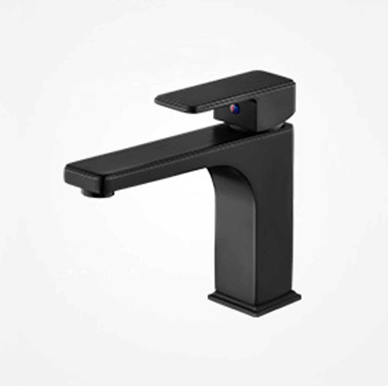 Wdsopk Black C Bathroom Sink Faucet, Hot And Cold Water Mixer Tap For Washbasin, Modern Design With Black Finish (Black C)