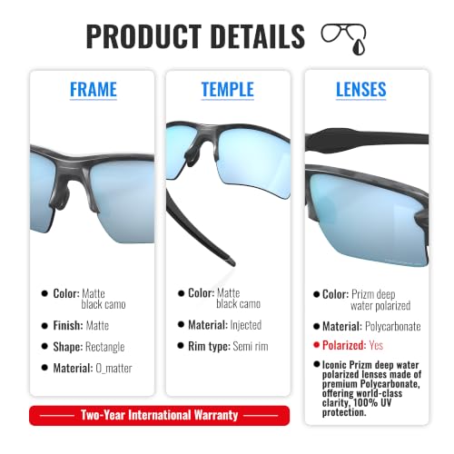 Image of Oakley FLAK 2.0 XL OO9188 Rectangle Sunglasses With Official Eyewear Kit | Men's & Women's Sunglasses