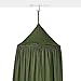 Green Bed Canopy, Hanging Round Dome Mosquito Net Curtains Tent Canopies Over Corner Cute Princess Style Decoration Crib Ceiling Castle For Girls Baby Kids Boys Child Nursery Bedroom Reading Nook Play