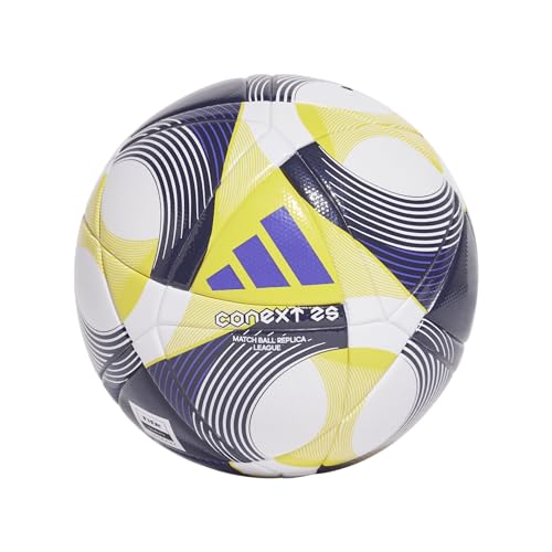 Ballon de football adidas CoNext25 League avec revêtement texturé anti-absorption