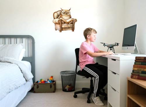 Vinilos Decorativos Adhesivos de Pared con Búhos y Animales miniatura 3