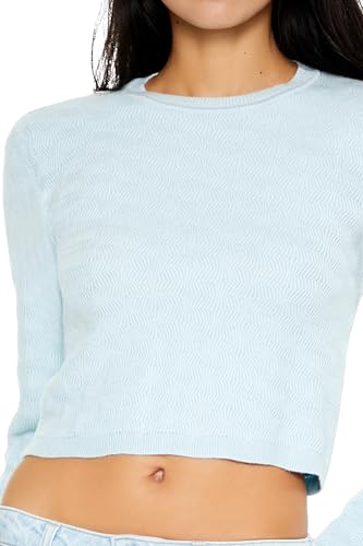 Forever 21 Women's Textured Cropped Sweater3