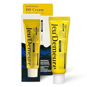 JEU’DEMEURE DermiShuttle DD Cream Deep Hydration Intensive Smoothness Face, Neck and Hand with Peptide, Ceramide, Hyaluronic Acid, Anti Aging Wrinkles Cream, Korean skincare Moisturizer (50g)