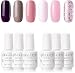 Gellen Environmental Gel Polish Set Shimmering 6 Grace Colors Nail Gel Kit