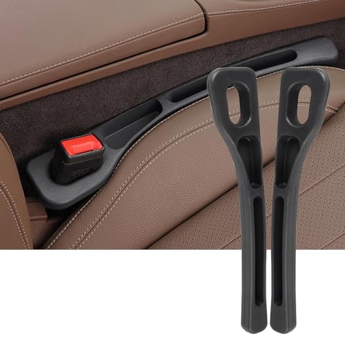 Autositz Spaltfüller, 2 Stück Aufbewahrungsbox für Autositze, Universal Autositz Lückenfüller, Car Seat Gap Filler, Universal Autositz Lückenfüller Autositz Organizer für Kleinigkeiten Handys Seat Gap
