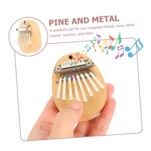 Vaguelly 5 Pçs Polegar 8 Teclas Dedo Piano Dedo Harpa 8 Teclas Mini Kalimba Decoração De Música Mini