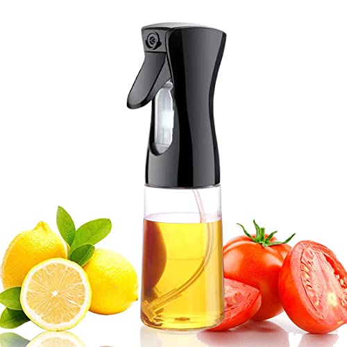 Teegxddy Spruzzatore Olio. Spruzzino Olio per Friggitrice ad Aria. 200 ml Vaporizzatore Olio da Cucina. Nebulizzatore Olio Alimentare. Spruzzino per Alimenti