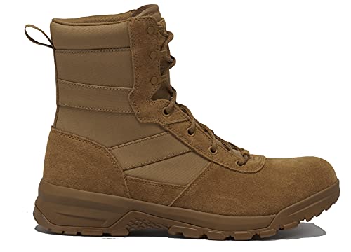 Belleville Spear Point BV518 8 Inch Hot-Weather Lightweight Military Boots for Men - Cattlehide Leather Army Boots - Rubber Traction Outsole - Berry Compliant - Coyote2