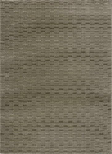BoutiqueRugs Kazuma Washable Large Area Rug 9'2" x 12' (9'x12') - Gray Green Moss Checkered Great Room Rug, Low-Pile Non-Shedding Machine-Woven, Stain Resistant for Kitchen Bedroom Living Room