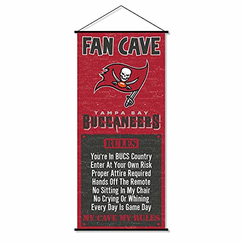 Bannière Tampa Bay Buccaneers pour remplacer les posters froissés
