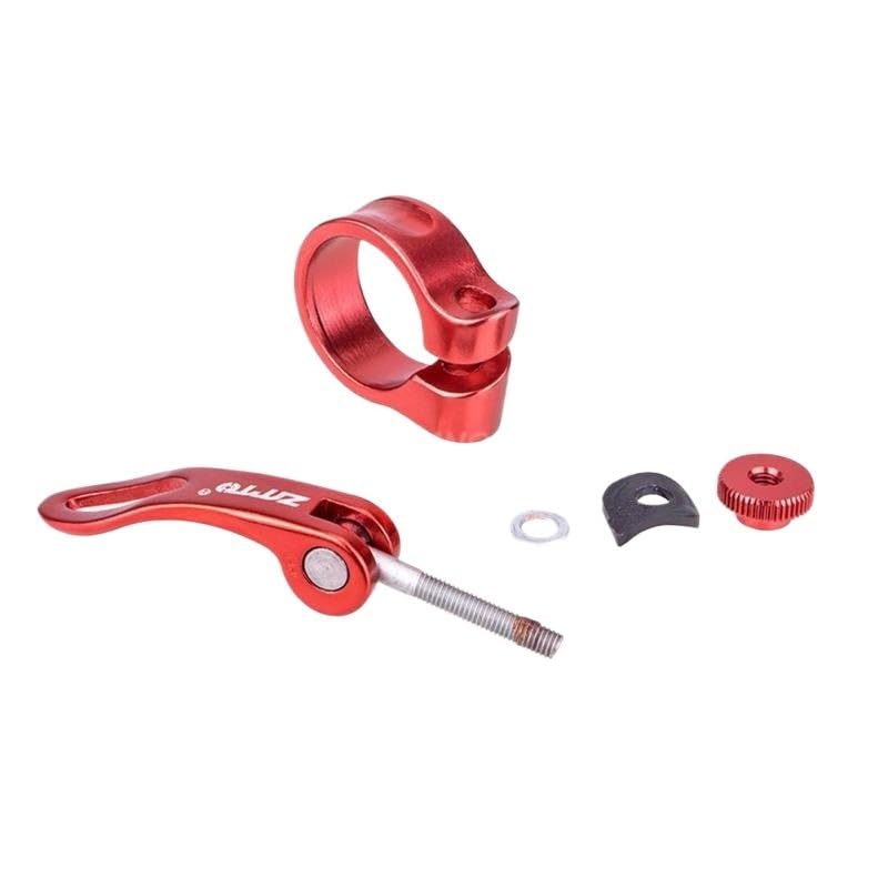 Abrazadera Sillin Abrazadera de aluminio for bicicleta, 1/3/5 unidades, for ciclismo, popular, ligera, aleación, duradera(Style F 5pcs)