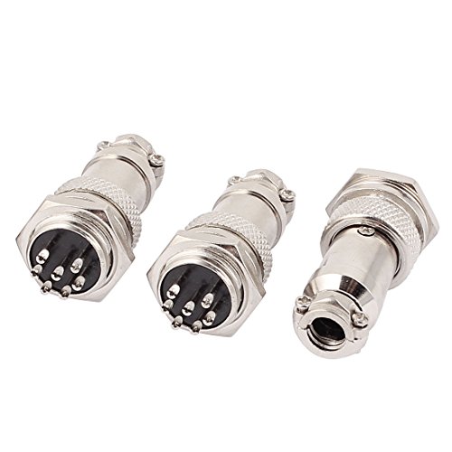Conector de Aviación Metal M/F G16-7 Paquete 3 Pcs miniatura 1