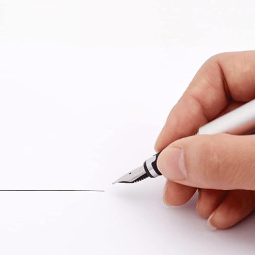 Miniatura 6 de LIOONS Pluma estilográfica para escritura de 0.020in, punta extrafina, bolígrafo de tinta de metal, bolígrafo de caligrafía, bolígrafo de escritura