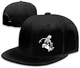 Skull Hat Skeleton Hand Skateboard Flat Bill Hats for Men Snap Backpack Mens Hats Snapback Adjustabl