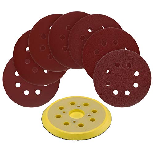 5-Inch 8-Hole Hook and Loop Random Orbit Sander Pad Replaces Milwaukee OE #