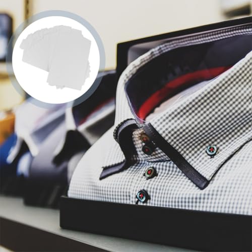 Cartón para doblar ropa MAGICLULU de papel blanco para mantener camisas impecables 8
