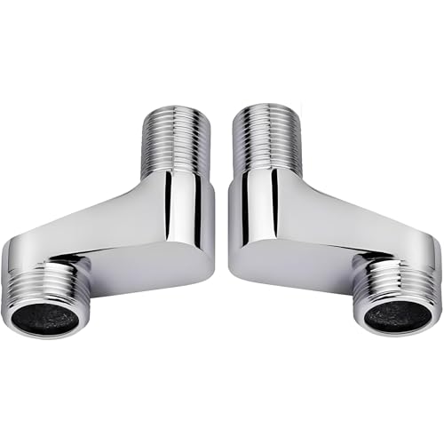 Alriedy S Connector/S-Anschluss 1/2 auf 3/4 Tap Adapter, Verstellbarer Shower Fittings Adapter Für Dusch & Wandarmaturen, Kupferbeschichtung 65 mm, G1/2 Auf G3/4 Wasserhahnanschluss, Hochwer