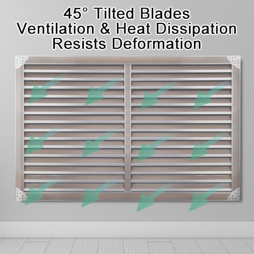 Cache-radiateur design en aluminium et stores haut de gamme - 3
