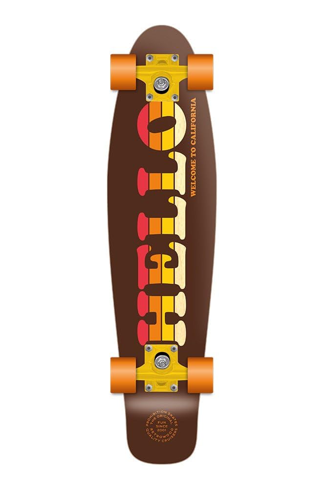 Retro Wood Cruiser - Skate Cruiser Complet