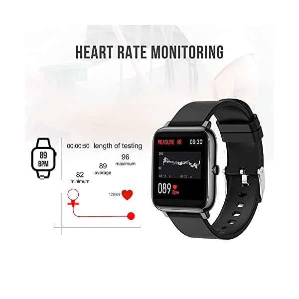Donerton Smart Watch, Fitness Tracker for Android Phones, Fitness Tracker with Heart Rate and Sleep Monitor, Activity…