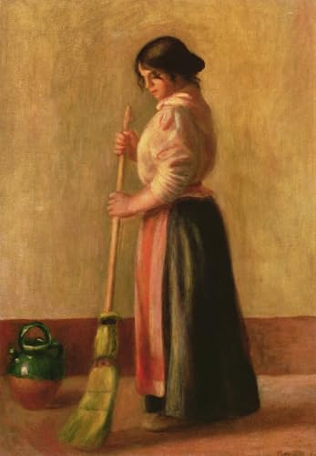 Affiche le balayeur Renoir toile murale salon 60x90cm