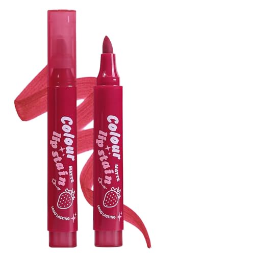 Marcador Labial Tinte - Lápiz Labial | Pintalabios Altamente Pigmentado | Impermeable, Resistente A Manchas, Color Vibrante Para Uso Diario Y Eventos