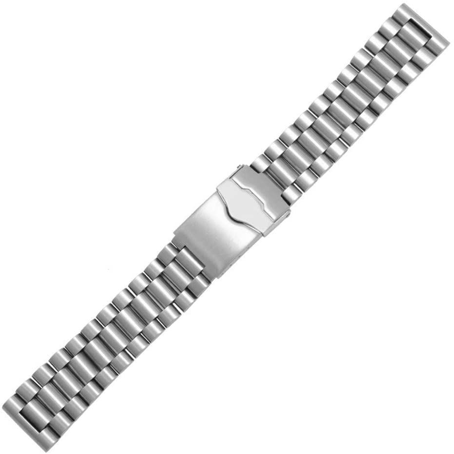Bracelet de montre en acier inoxydable de 20 mm haut de gamme
