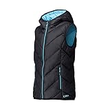 CMP Mädchen Weste Girl Vest Fix Hood 30Z1835 Antracite 128