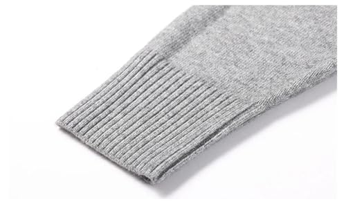 Kiioouu Men Woolen Knit Pullover V Neck Sweater for Men Fall Winter Casual Jumper3